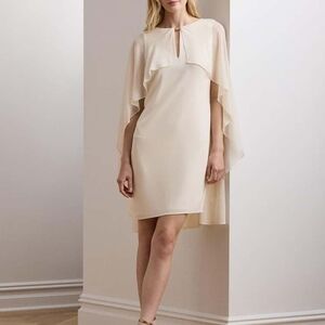 Radiant Ralph Lauren Cape Dress